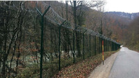 Le mur entre la Slovénie et la Croatie avait été érigé dès 2015. Crédit : Dana Alboz / InfoMigrants
