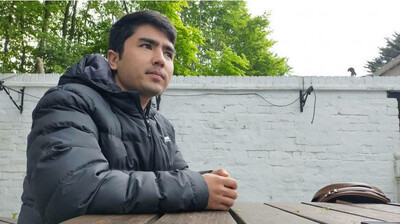 Esmatullah Fetrat, un Afghan de 25 ans, a cru mourir dans la Manche. Crédit : InfoMigrants