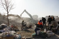Une grande partie de la ville de Kahramanmaras, épicentre des séismes du 6 février 2023, a été détruite. Crédit : InfoMigrants