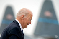Joe Biden le 25 avril 2022 dans le Delaware. AFP