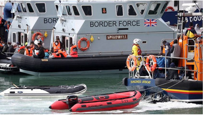 Depuis le début de l'année, 200 personnes ont tenté de rejoindre le Royaume-Uni en traversant la Manche (images d'archives). Crédit : Imago