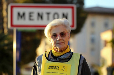 Martine Landry comparaît ce 8 juillet 2020 pour « délit de solidarité » devant la cour d’appel d’Aix-en-Provence. VALERY HACHE / AFP
