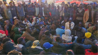 Des migrants se réunissent à Tripoli, le 5 janvier 2022. Crédit : Refugees in Libya
