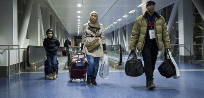  Arrivée de réfugiés syriens à Detroit, États-Unis. ©️ SALWAN GEORGES/The New York Times-REDUX-REA