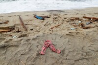 Des affaires de migrants échouées sur la plage après le naufrage meurtrier à Steccato di Cutro près de Crotone en Italie, le 28 février 2023. Crédit : Reuters