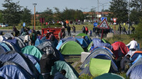 Image d'archives d'un camp de migrants à Calais. Crédit : Mehdi Chebil pour InfoMigrants