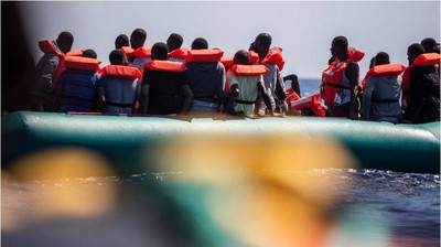 Parmi les 60 rescapés se trouvent six femmes, 21 mineurs non accompagnés et un bébé. Crédit : MSF