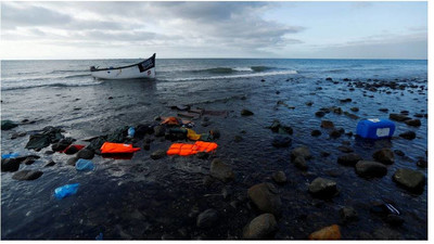 Depuis le début de l'année, plus de 400 personnes sont mortes en tentant de rejoindre les Canaries, selon l'OIM. Crédit : Reuters