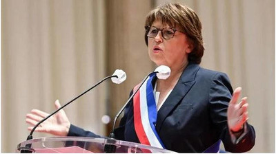 Martine Aubry, maire socialiste de Lille, a lancé un appel aux dons pour accueillir les réfugiés afghans. [Denis Charlet / AFP]