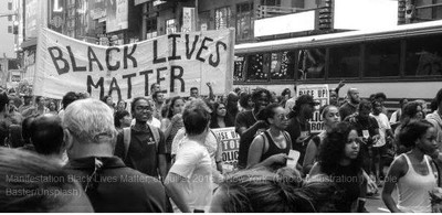 Manifestation Black Lives Matter, en juillet 2016 à New York. (Photo d’illustration.) (Nicole Baster/Unsplash)